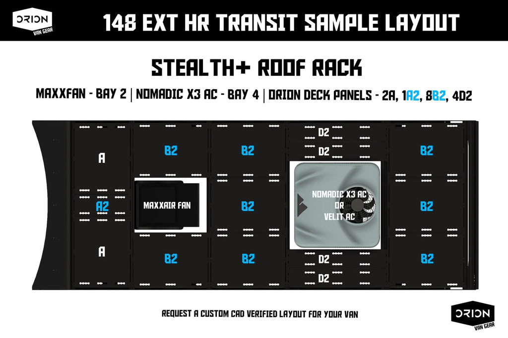 Ford Transit Roof Deck Panels 2.0 – Flush Hardware