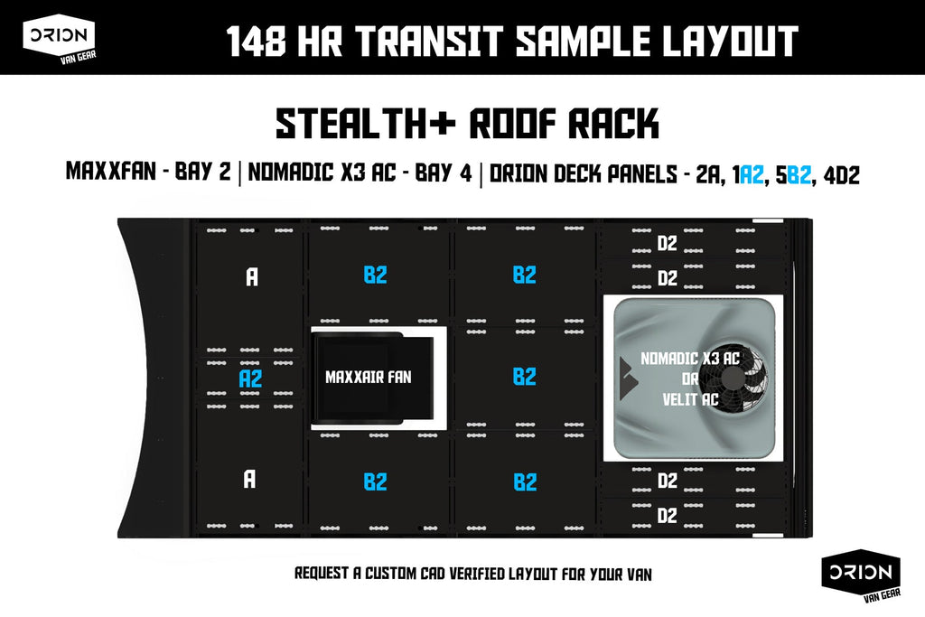 Ford Transit Roof Deck Panels 2.0 – Flush Hardware