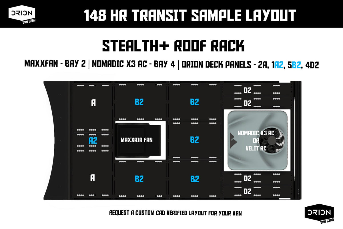 Ford Transit Roof Deck Panels 2.0 – Flush Hardware