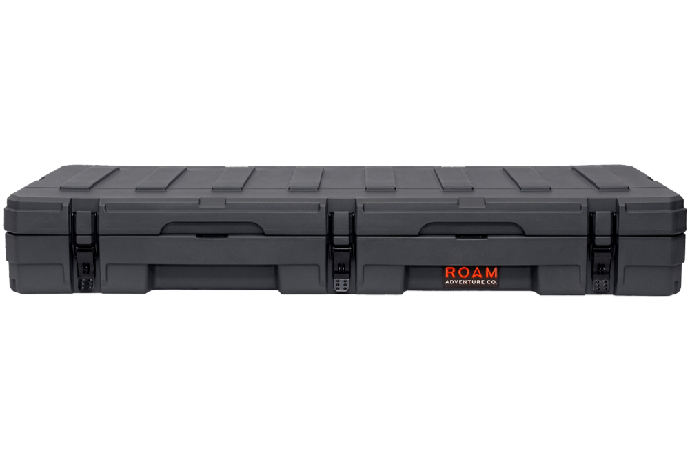 83l roam waterproof case in grey - closed