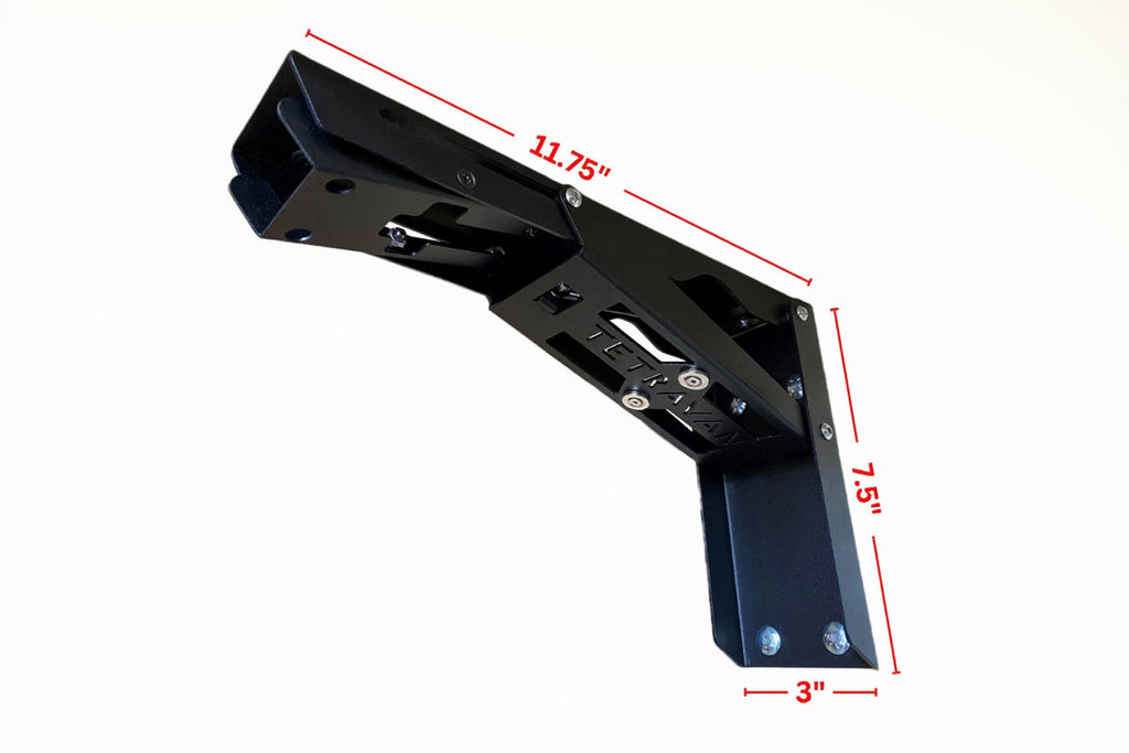 Heavy Duty Folding Bracket for Van Countertop Extensions
