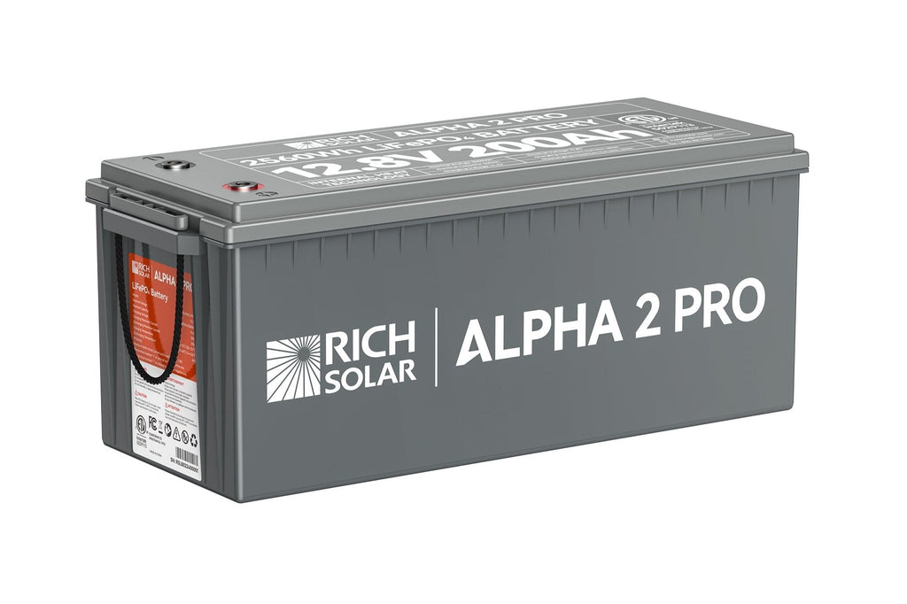 ALPHA 2 PRO 12V 200Ah LiFePO4 Battery | UL Certified