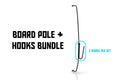 Board Pole + Universal Hooks Bundle