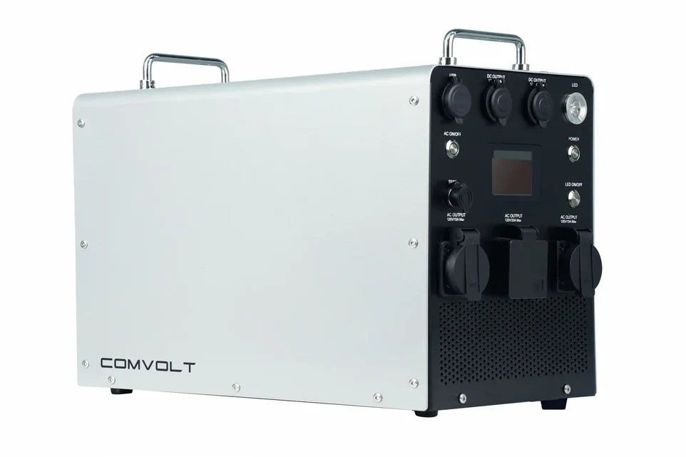 Comvolt 6000 portable power station – 6 kWh LiFePO4 with pure sine inverter