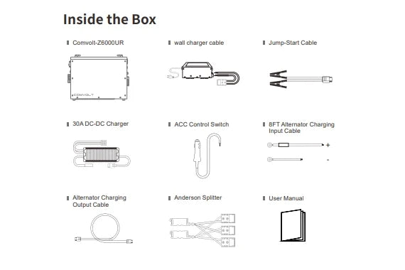 Comvolt 6000 Pro Portable Power Station | 12v 470AH