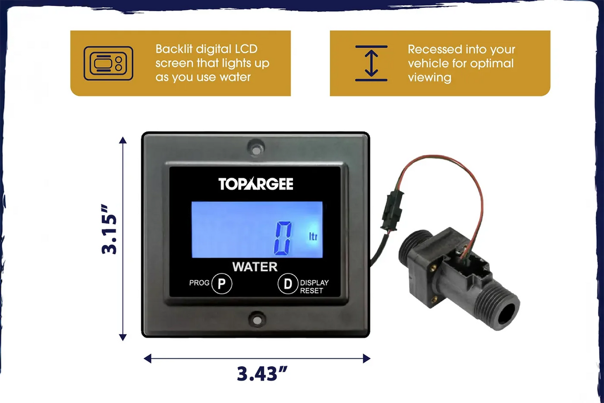 Flush Mount Water Tank Gauge