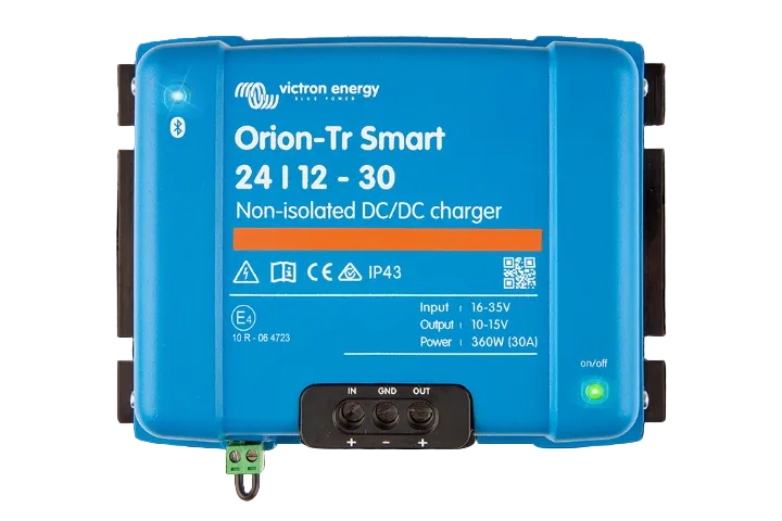 Orion-Tr Smart Non-Isolated DC-DC Charger | Bluetooth (17A to 30A)