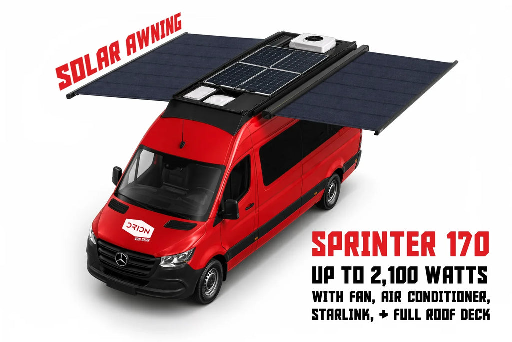 Girard GG750 Solar Awning, 480W to 960W