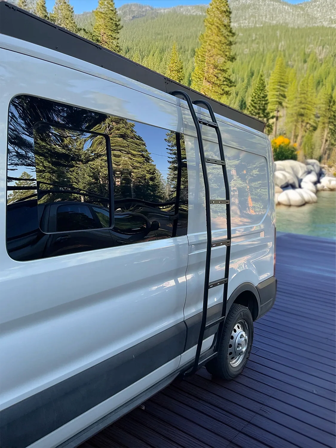 Ford Transit Side Ladder (Mid Roof)