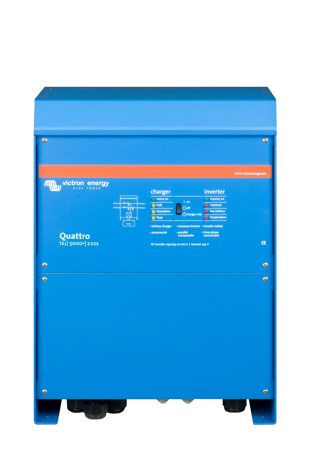 Victron Quattro Inverter Charger | 120V Models (3kVA to 15kVA)