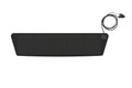 30w hood solar panel for ram promaster - Black solar panel with a cable on a white background