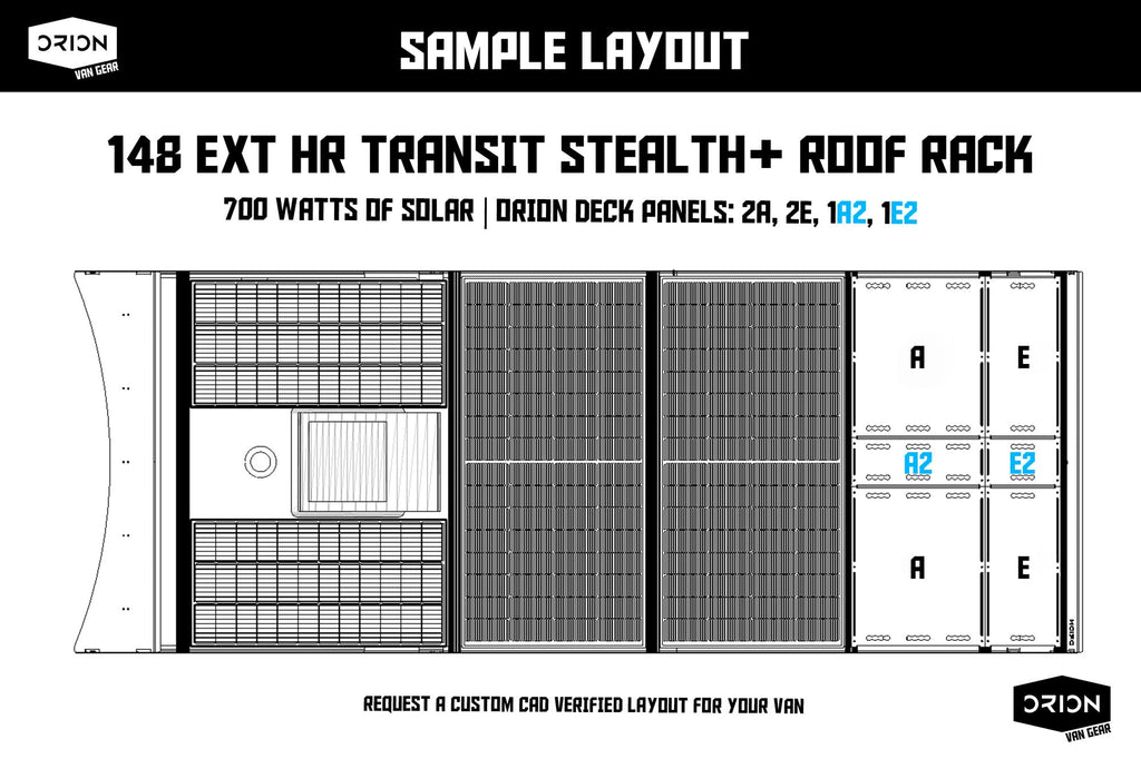 Ford Transit Roof Deck Panels 2.0 – Flush Hardware