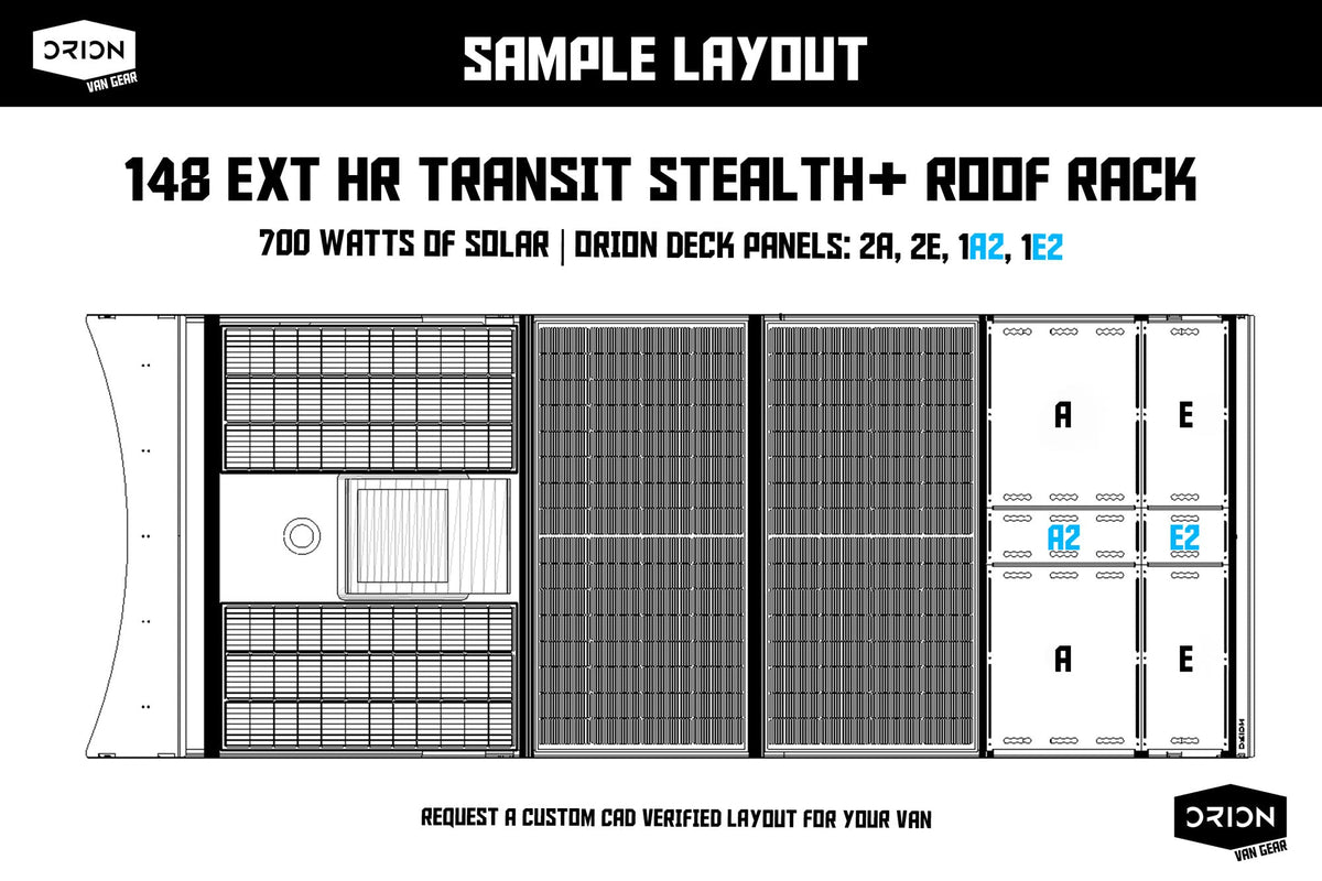 Ford Transit Roof Deck Panels 2.0 – Flush Hardware