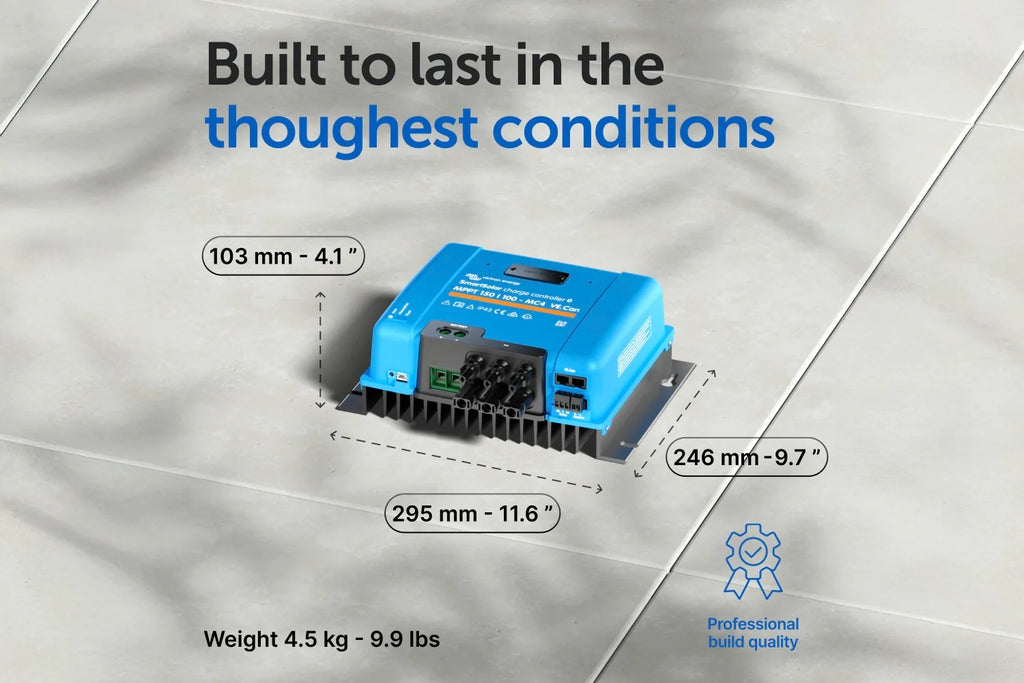 Victron SmartSolar MPPT Solar Charge Controller | Network Ready (CAN)