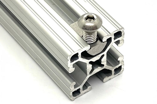 15S Roll-In T-Nuts w/ Ball Spring & Alignment Grooves - Stainless Steel (5/16-18 & 1/4-20 Thread)