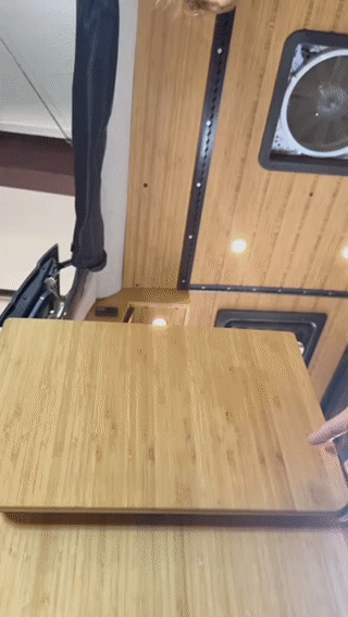 Heavy Duty Folding Bracket for Van Countertop Extensions