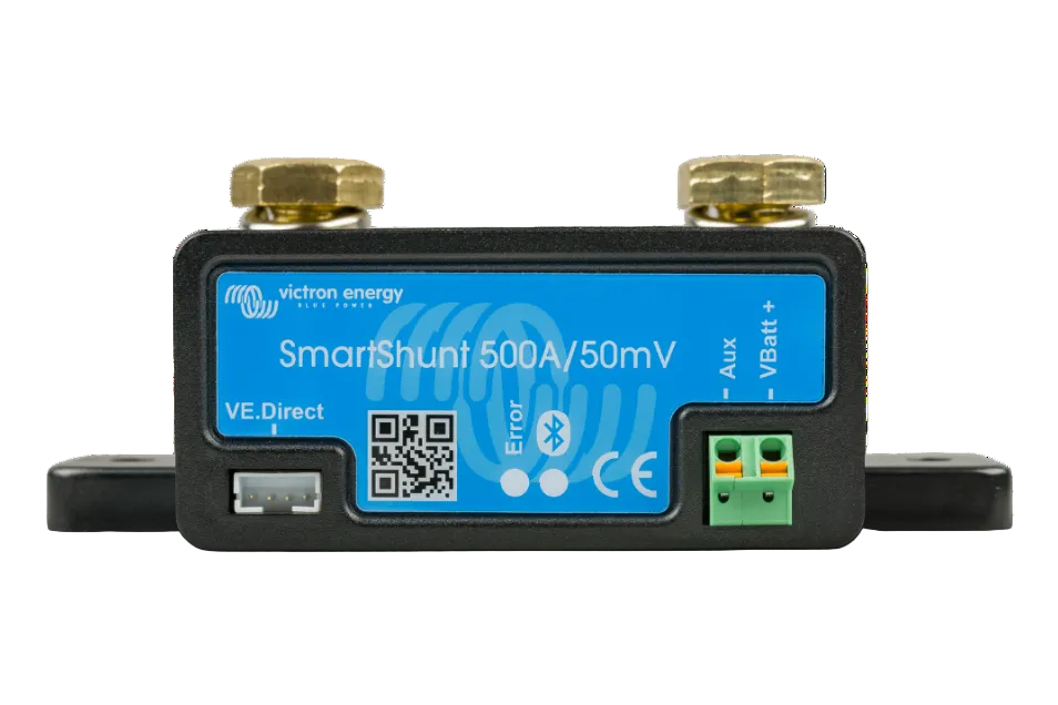 Victron Energy SmartShunt 500A/50mV device on a white background
