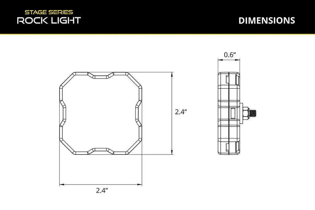 Diode Dynamics Stage Series White/Amber LED Scene Light Kit