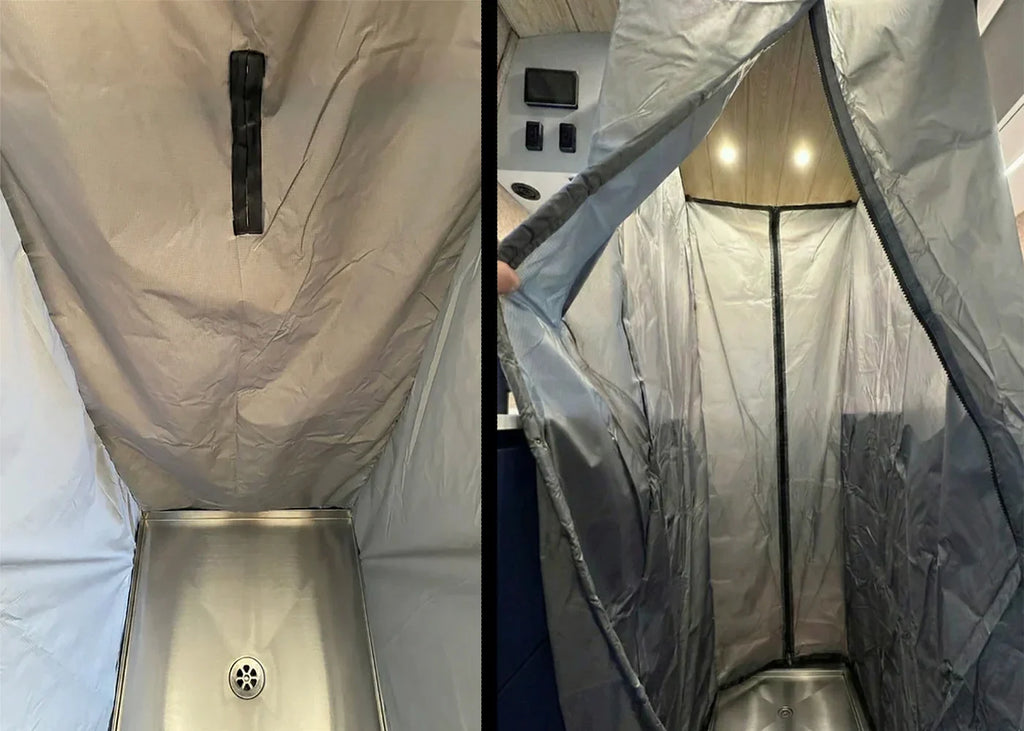 Tetravan Stainless Steel In-Floor Shower Pan