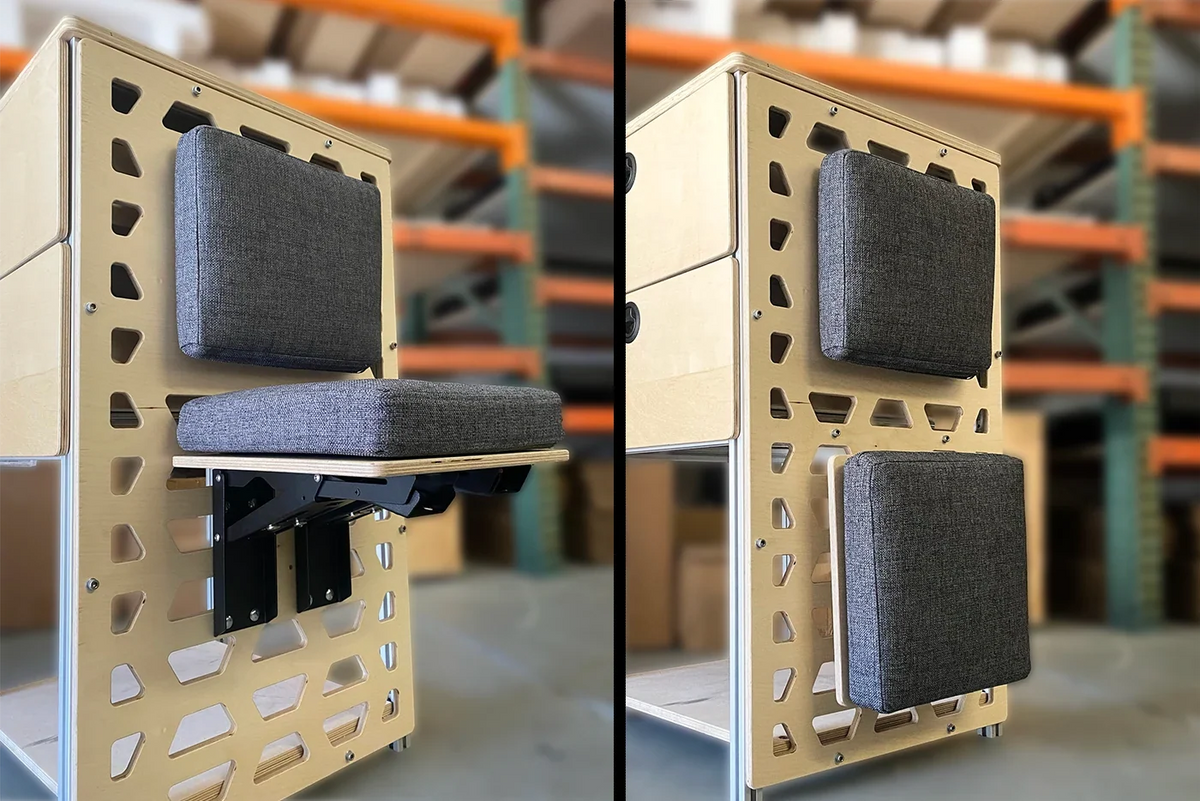 Heavy Duty Folding Bracket for Van Countertop Extensions